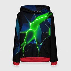 Женская толстовка Neon green glow