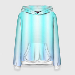 Женская толстовка Neon white blue lines