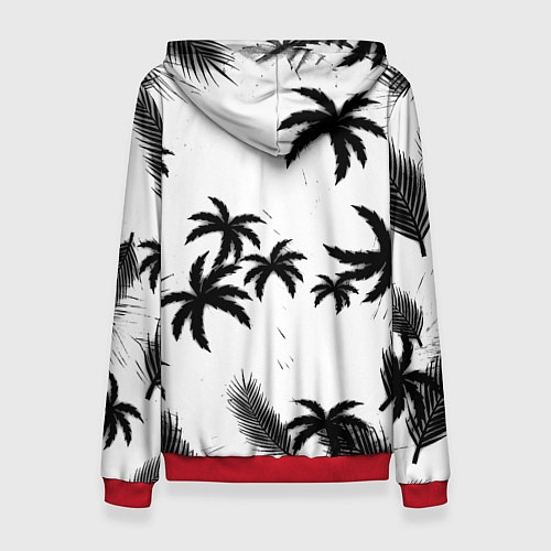 Женская толстовка Бавария Мюнхен тропики / 3D-Красный – фото 2