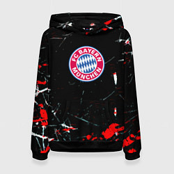 Женская толстовка Бавария Мюнхен штрихи красок