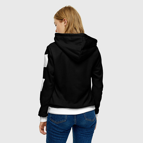 Женская толстовка Ювентус линии / 3D-Белый – фото 4