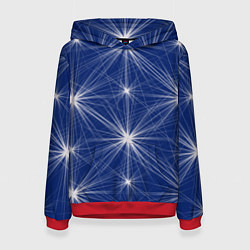 Женская толстовка Звезды на синем фоне