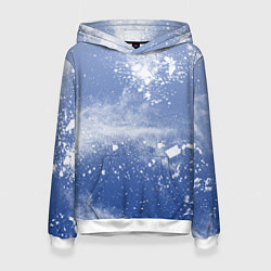 Женская толстовка Снежки попали в тебя