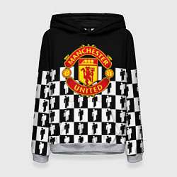 Женская толстовка Манчестер Юнайтед люди паттерн