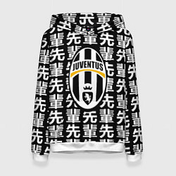 Женская толстовка Ювентус япония символы