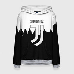 Толстовка-худи женская Ювентус команды, цвет: 3D-меланж