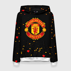 Женская толстовка Манчестер Юнайтед пиксели