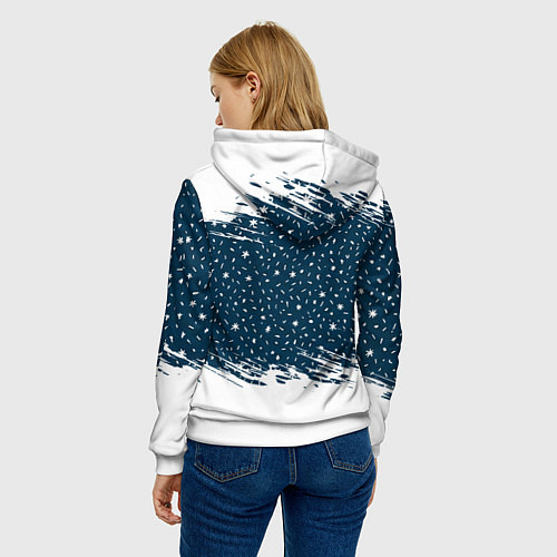 Женская толстовка Кот Бендер - 2026 / 3D-Белый – фото 4