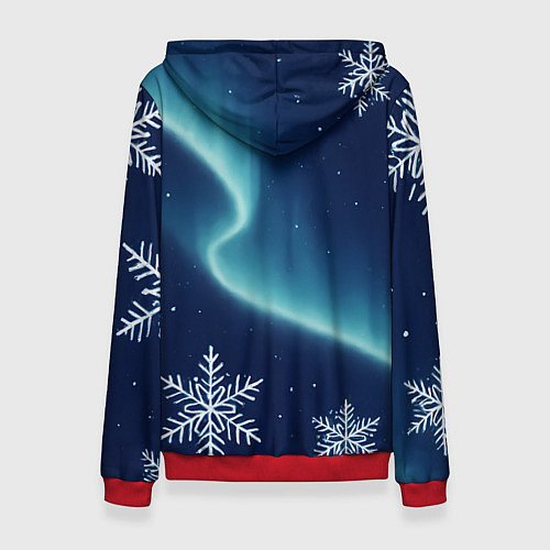 Женская толстовка С новым годом 2026 - лошадь / 3D-Красный – фото 2