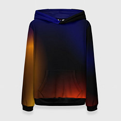 Женская толстовка Color black red blue