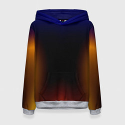 Женская толстовка Color black red blue