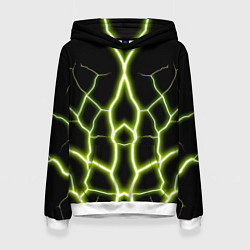 Женская толстовка Color green black