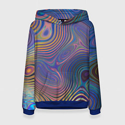 Женская толстовка Абстрактная рябь