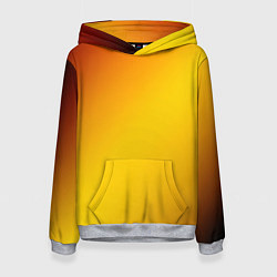 Женская толстовка Color yellow red gradient