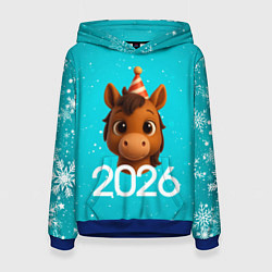 Женская толстовка Голова лошадки