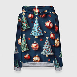 Женская толстовка Новгодний паттерн