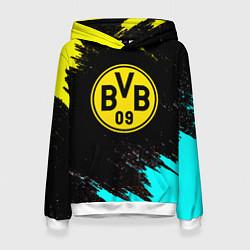Женская толстовка Borussia краски штрихи