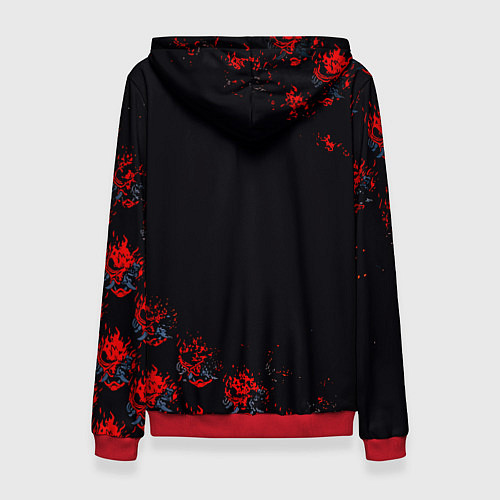 Женская толстовка Манчестер Юнайтед самураи / 3D-Красный – фото 2