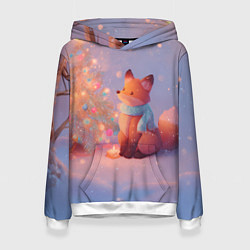 Женская толстовка Лисичка Новый год