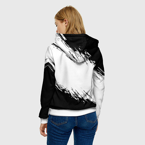 Женская толстовка Окак - кот мем / 3D-Белый – фото 4