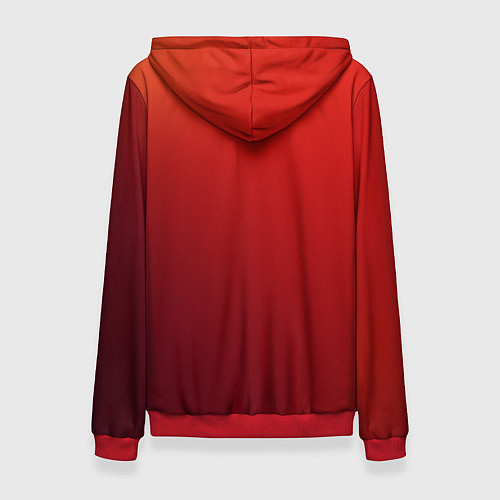 Женская толстовка С Новым годом - с новым счастьем / 3D-Красный – фото 2