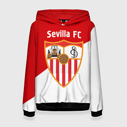 Толстовка-худи женская Sevilla FC, цвет: 3D-черный