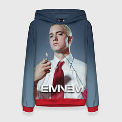 Толстовка-худи женская Eminem Fire, цвет: 3D-красный