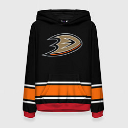 Толстовка-худи женская Anaheim Ducks Selanne, цвет: 3D-красный