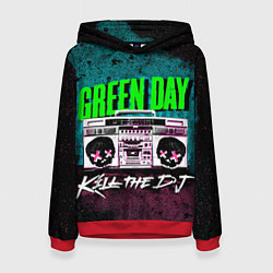 Толстовка-худи женская Green Day: Kill the DJ, цвет: 3D-красный
