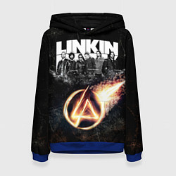 Толстовка-худи женская Linkin Park: Comet, цвет: 3D-синий