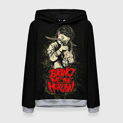 Толстовка-худи женская Bring Me The Horizon, цвет: 3D-меланж