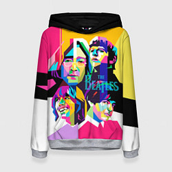 Женская толстовка The Beatles: Poly-art