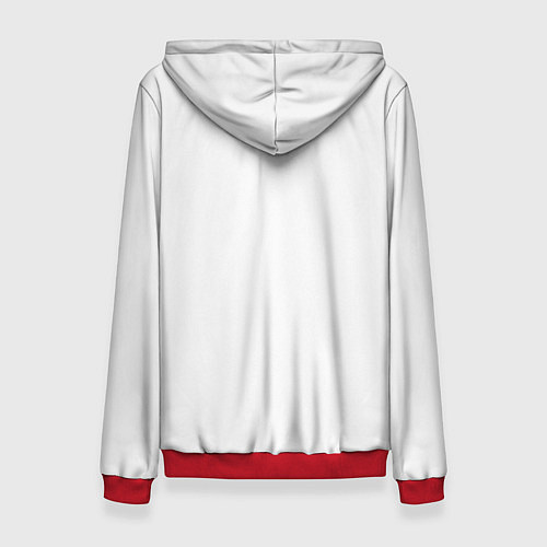 Женская толстовка Акварельная лошадь / 3D-Красный – фото 2