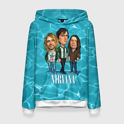 Женская толстовка Nirvana: Water