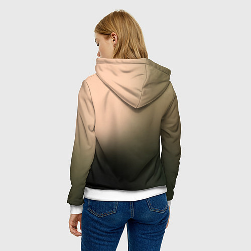 Женская толстовка Иосиф Сталин / 3D-Белый – фото 4