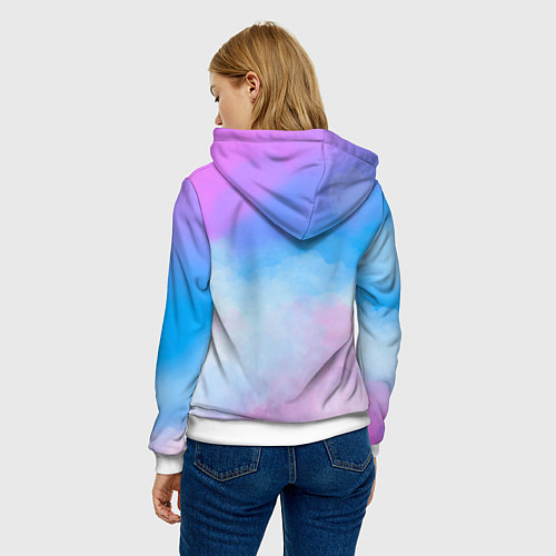 Женская толстовка No Game No Life / 3D-Белый – фото 4