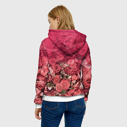 Женская толстовка Лучшая тётя / 3D-Белый – фото 4