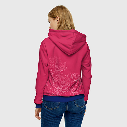 Женская толстовка Её величество Вика / 3D-Синий – фото 4