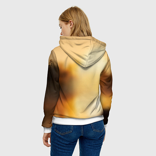 Женская толстовка Вечерний рыбак / 3D-Белый – фото 4