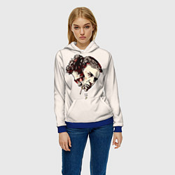 Толстовка-худи женская Fight Club: Friends, цвет: 3D-синий — фото 2