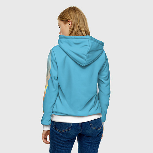 Женская толстовка Minecraft Woodcutter / 3D-Белый – фото 4