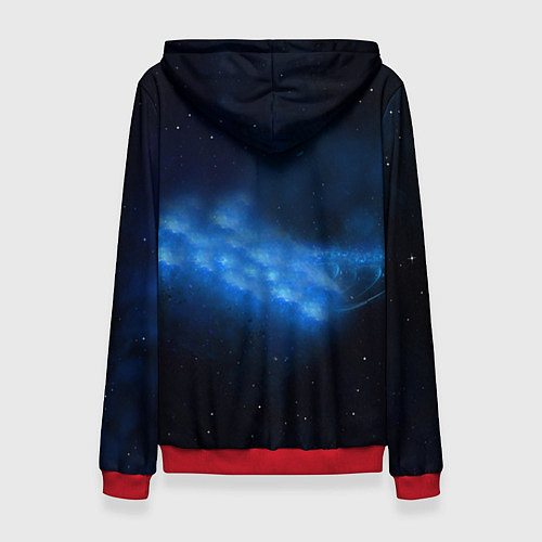 Женская толстовка Pirate Station: Blue Space / 3D-Красный – фото 2