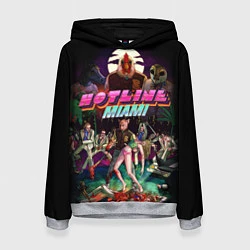 Женская толстовка Hotline Miami