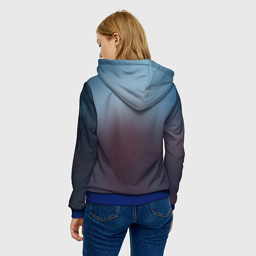 Женская толстовка Axe / 3D-Синий – фото 4