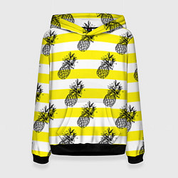 Женская толстовка Ананасы 24