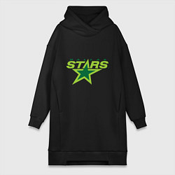 Женское худи-платье Dallas Stars, цвет: черный