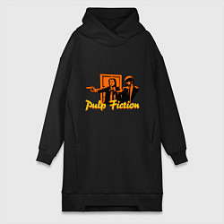 Женское худи-платье Pulp Fiction, цвет: черный