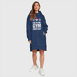 Женское худи-платье Gym Everyday, цвет: тёмно-синий — фото 2