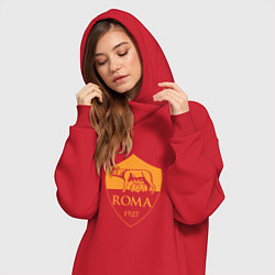 Женское худи-платье AS Roma: Autumn Top, цвет: красный — фото 2