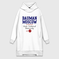 Женское худи-платье Bauman STU, цвет: белый